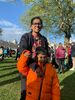 London Marathon 2024 - Shahina Haque and son