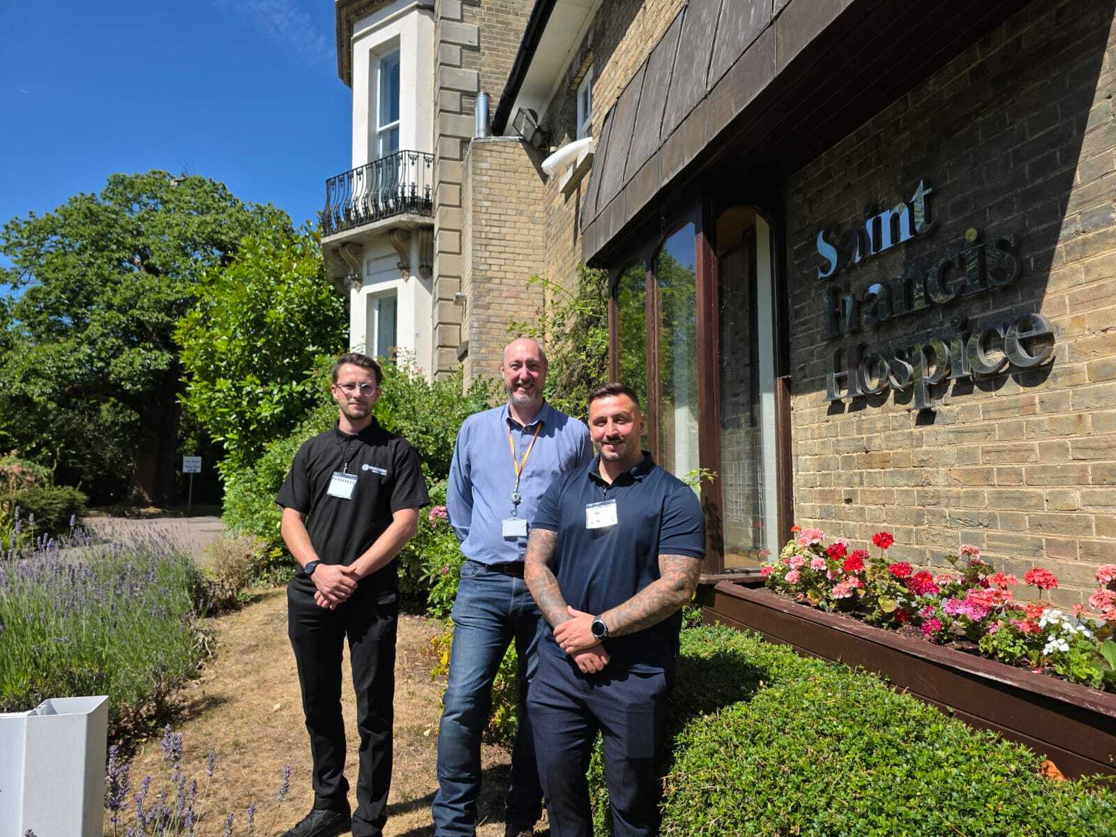Thornwood Design and Build Contractor for WD project L-R Harrison Blackburn Steve McClure Thomas Bur