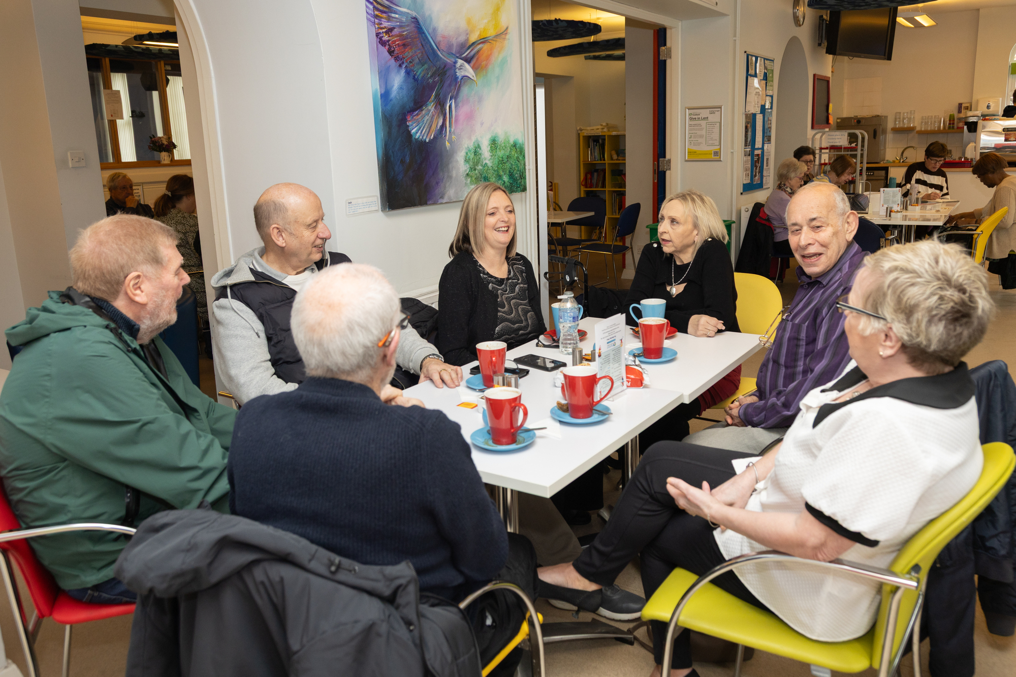 Friendly Faces Romford Group chatting