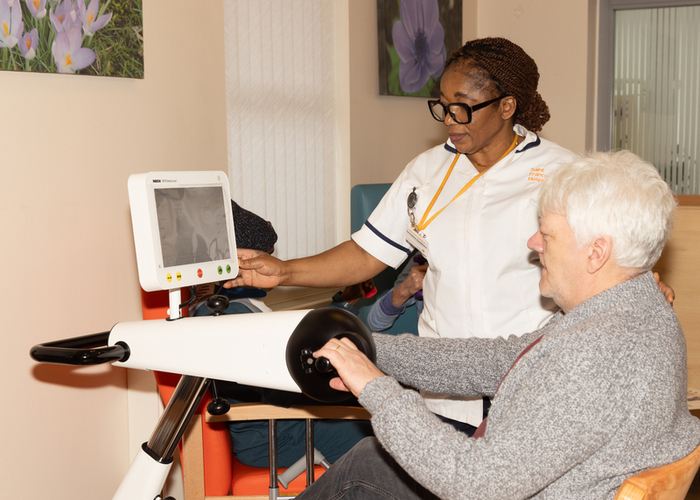 Physiotherapy at Saint Francis Hospice (cropped) (cropped)