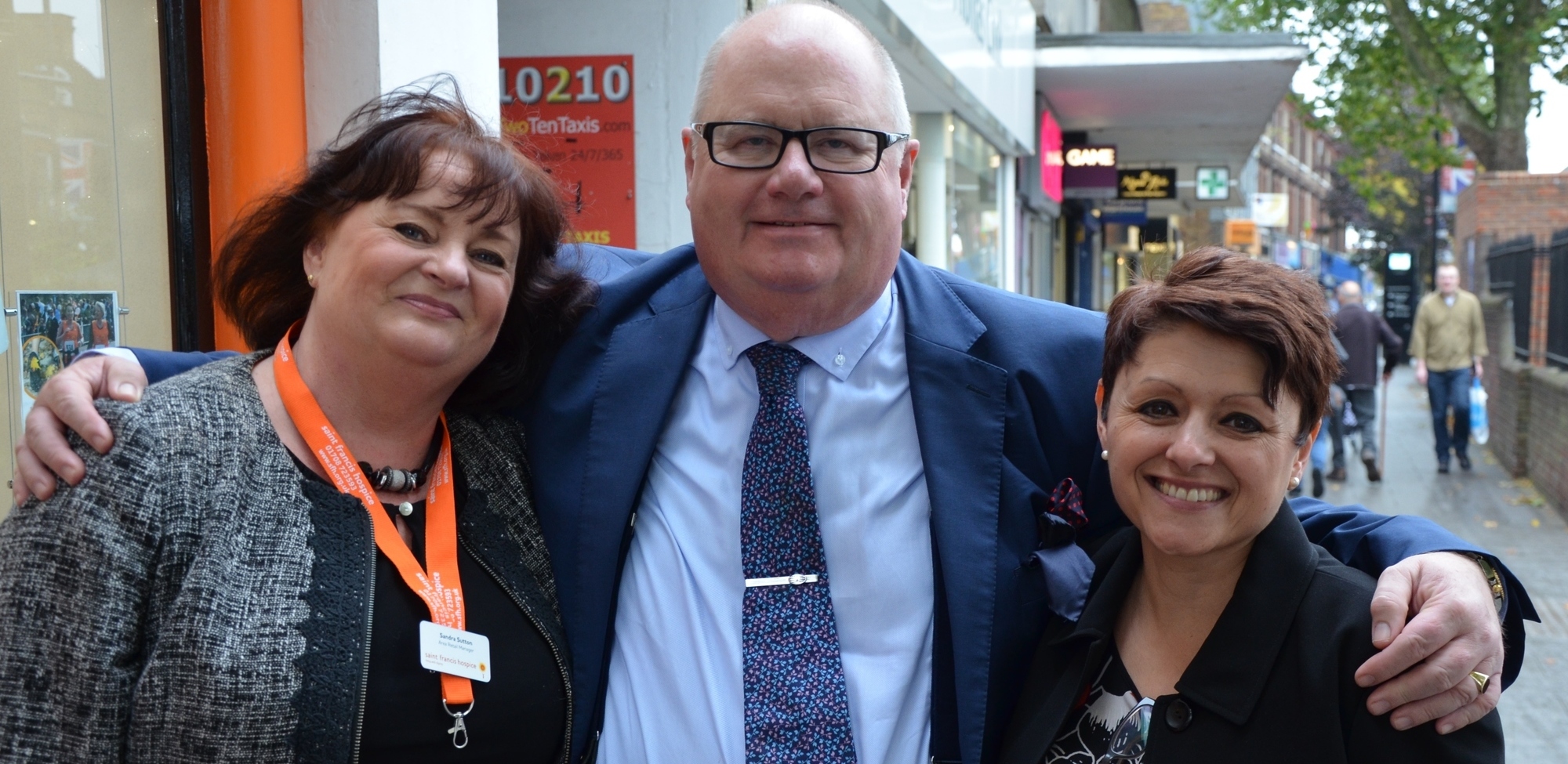 Pic D Sandra Sutton, Sir Eric Pickles MP and Michelle Nicholls (cropped)