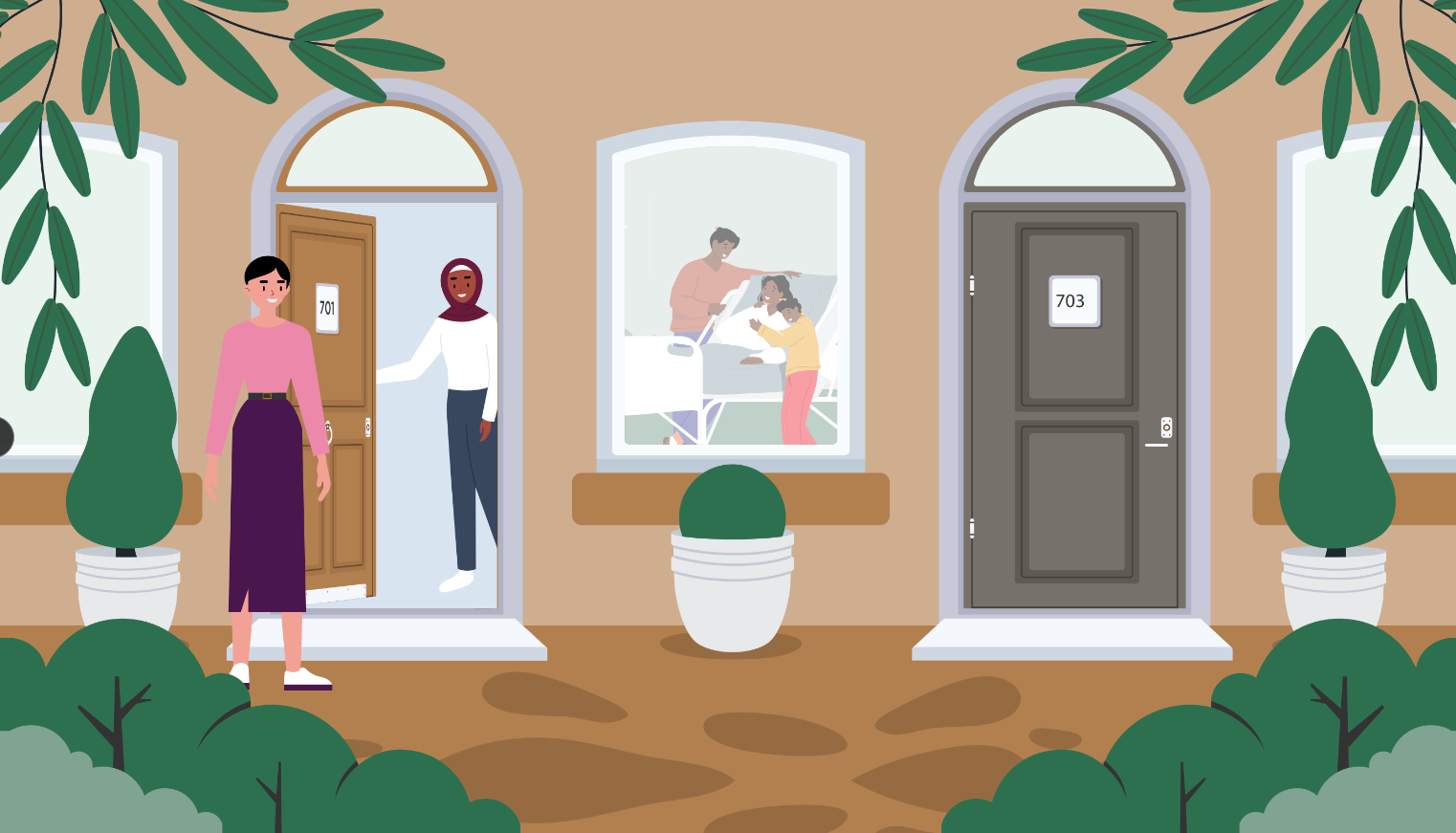 Door Scene