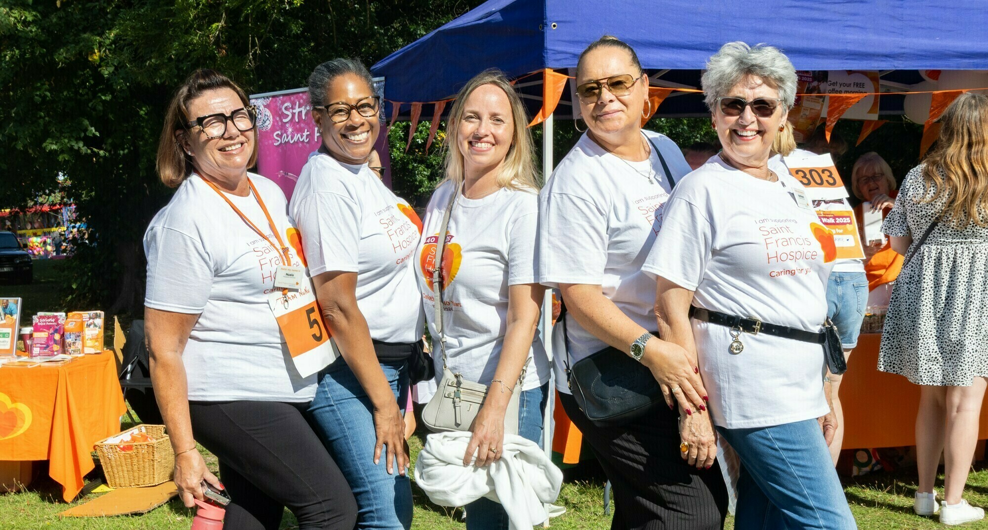 Our wonderful supporters and volunteers (cropped)