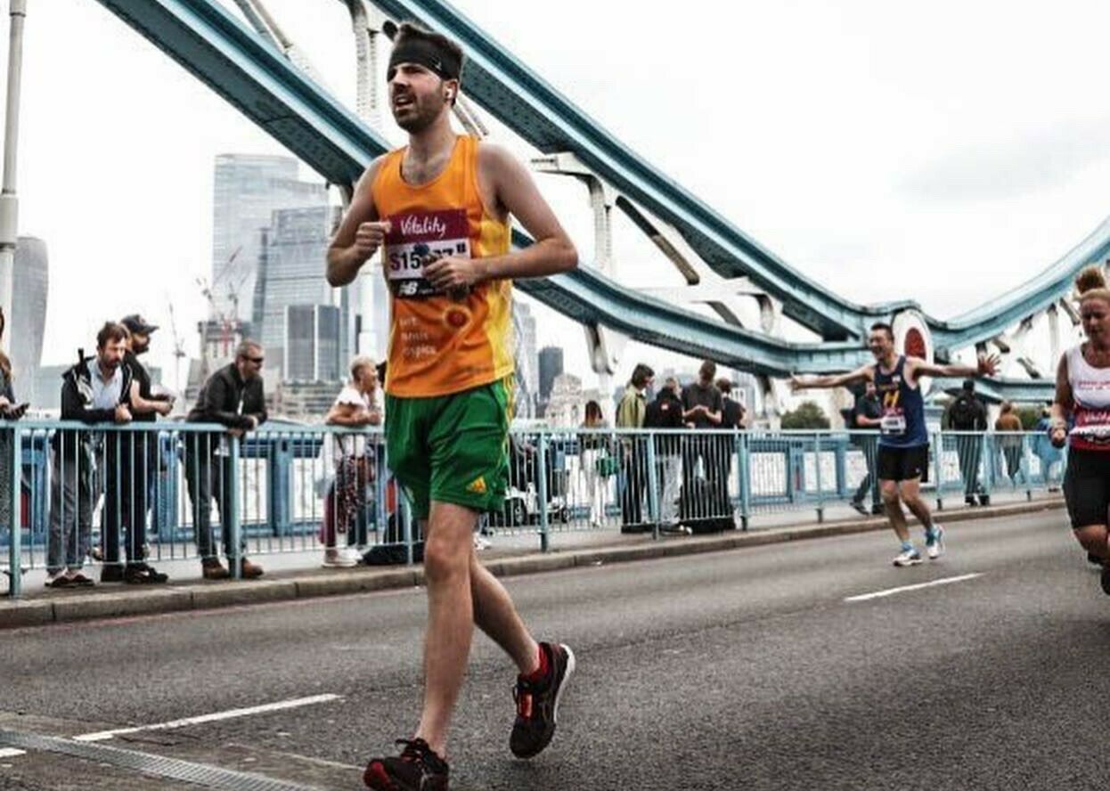 Nick West running Vitality 10K (cropped)
