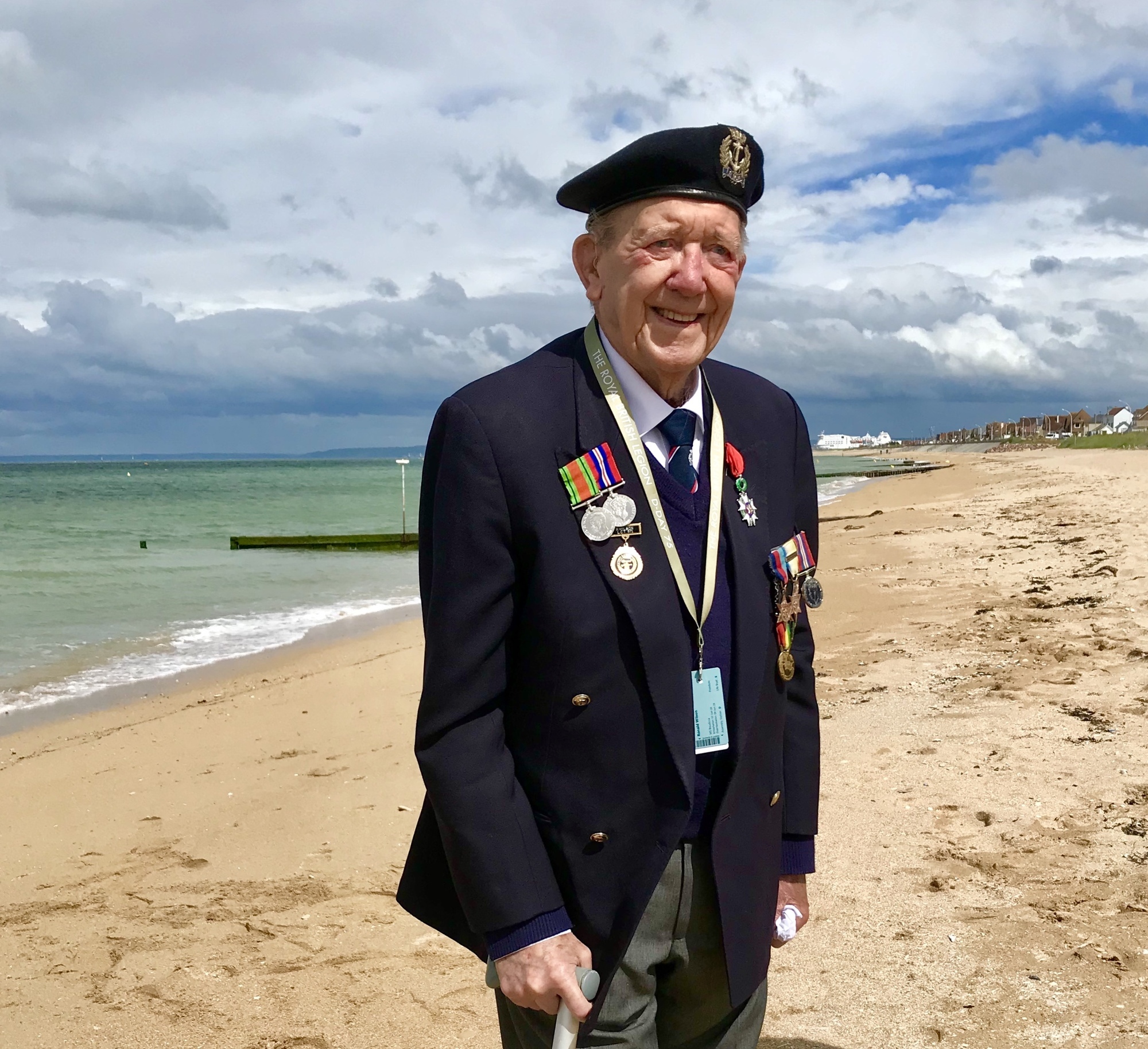 Ron on the beach