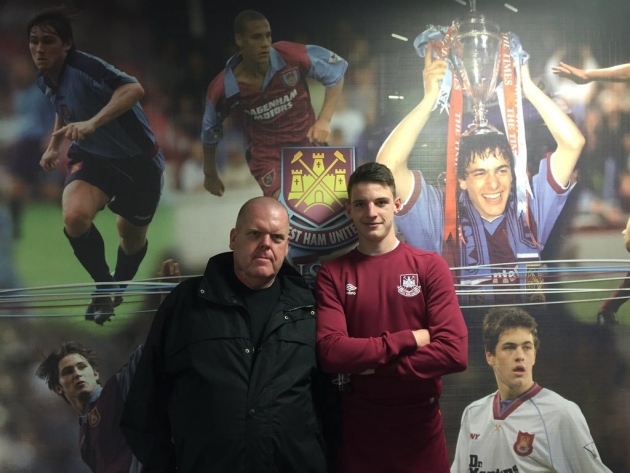 Dennis Lepine and Declan Rice