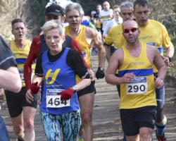 Sue running The Stamford 30k (cropped)