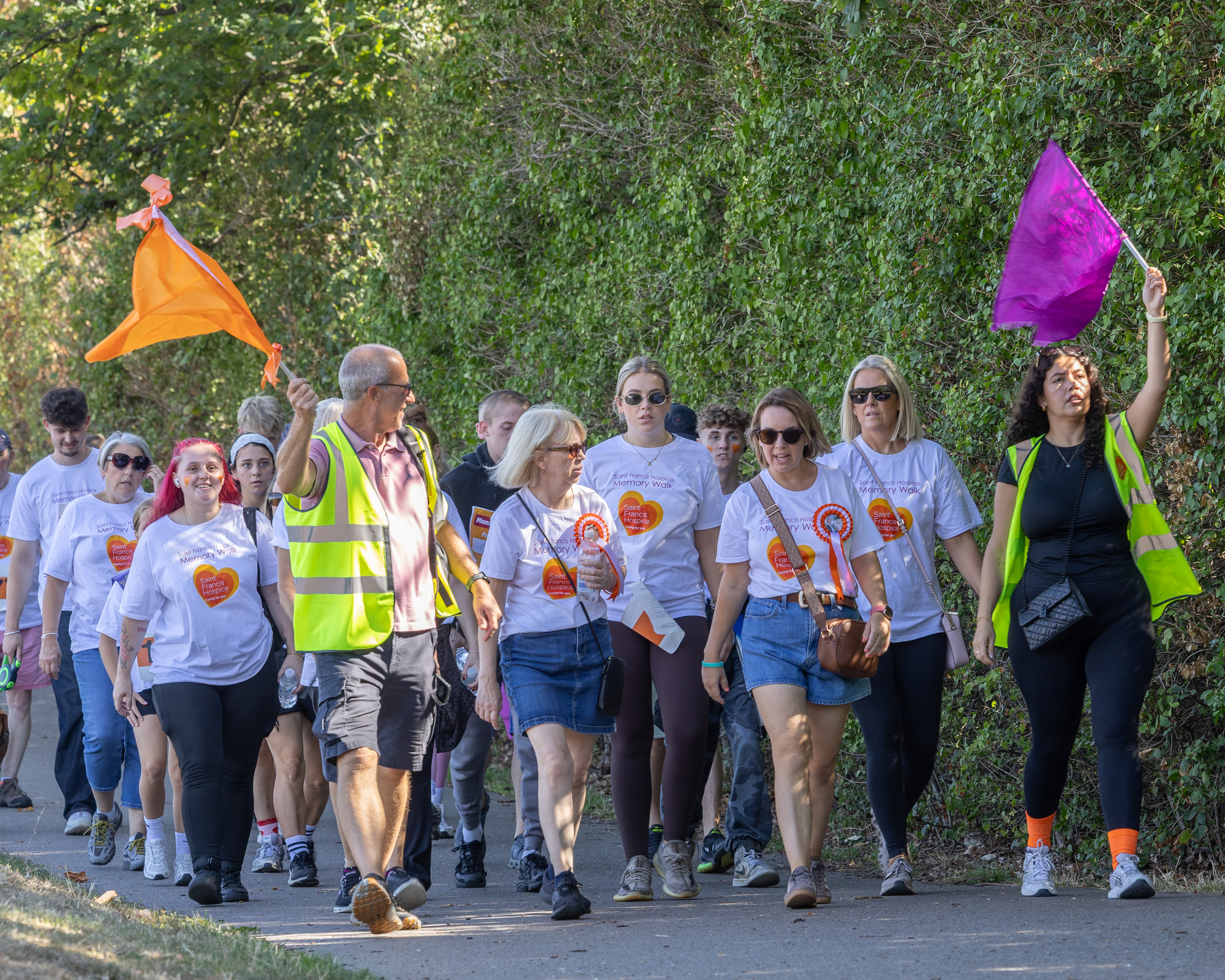 walkers en route