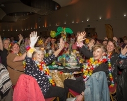 Excited Team Club Tropicana win Best Dressd Table prize 2 - Copy (cropped)