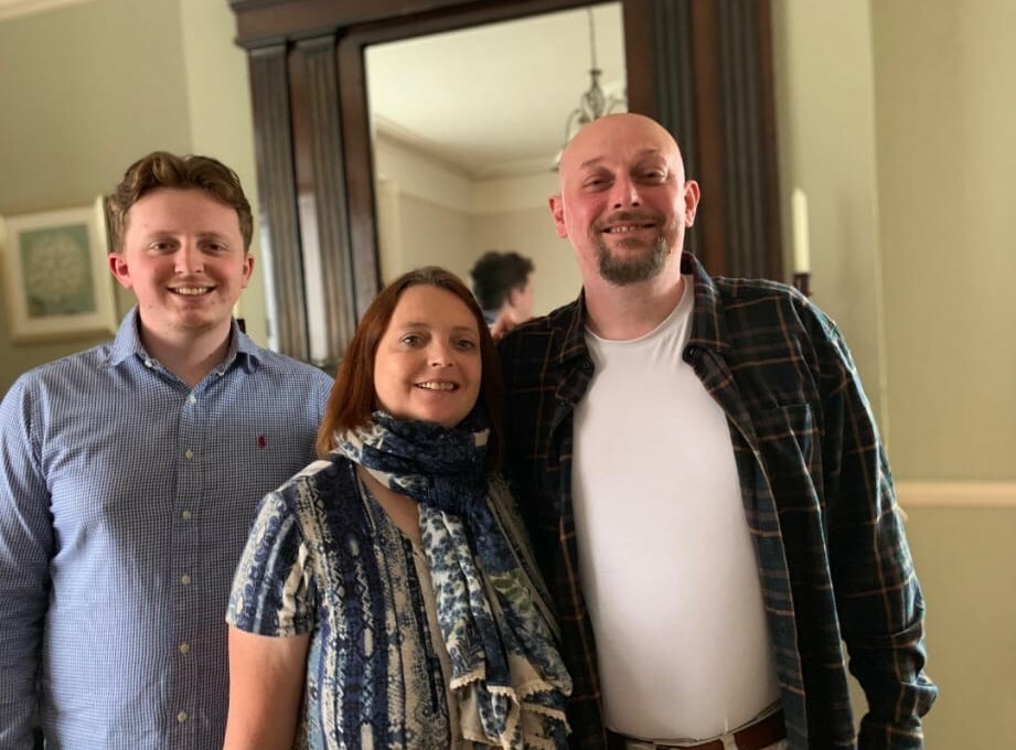 Sharleen with her husband Dean and son Charlie 1