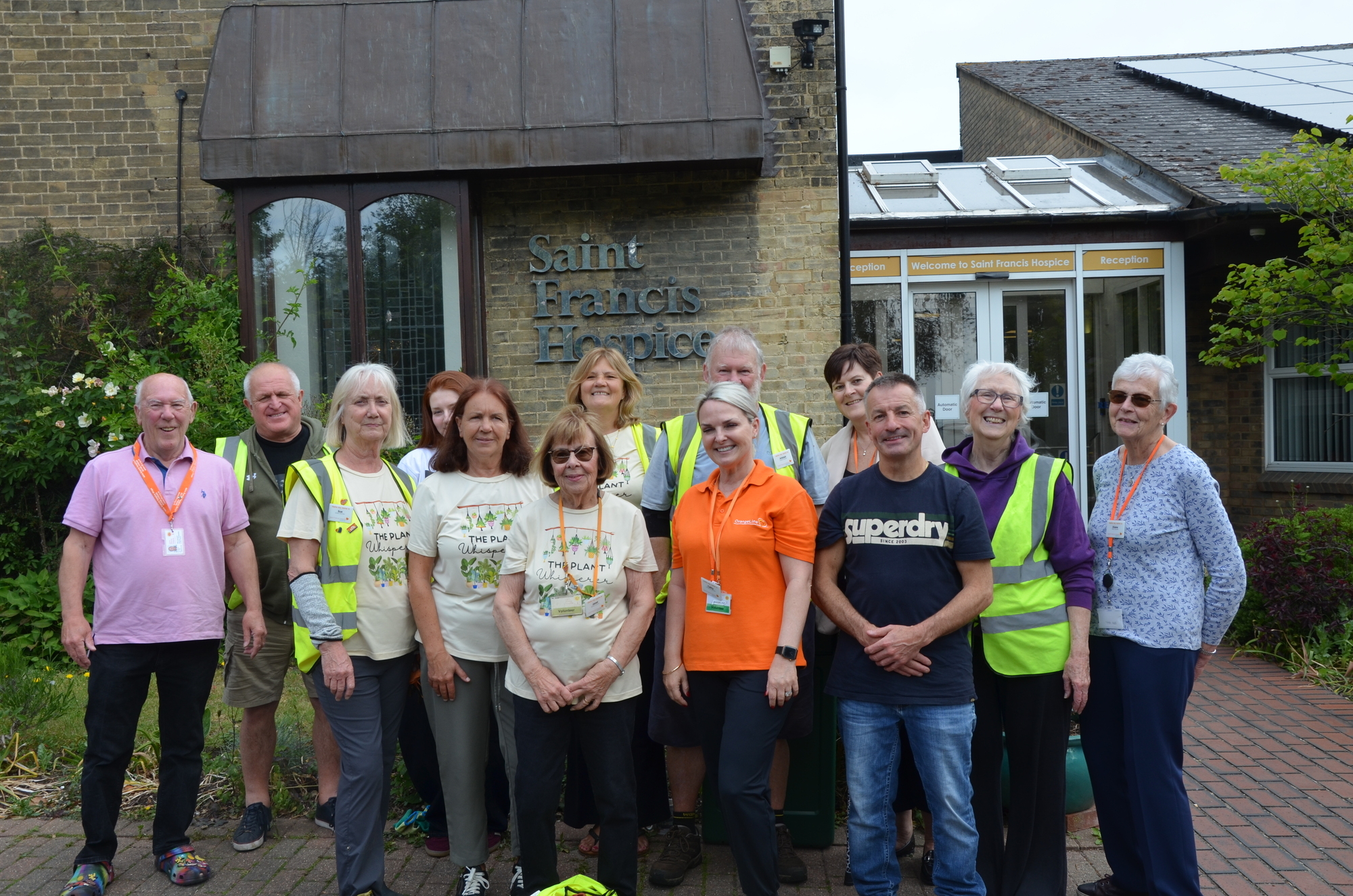 Group photo of volunteers