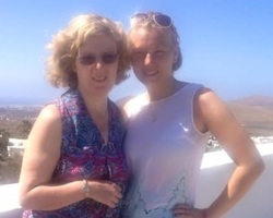 Tina Clark with her mum Brenda Clark (cropped)