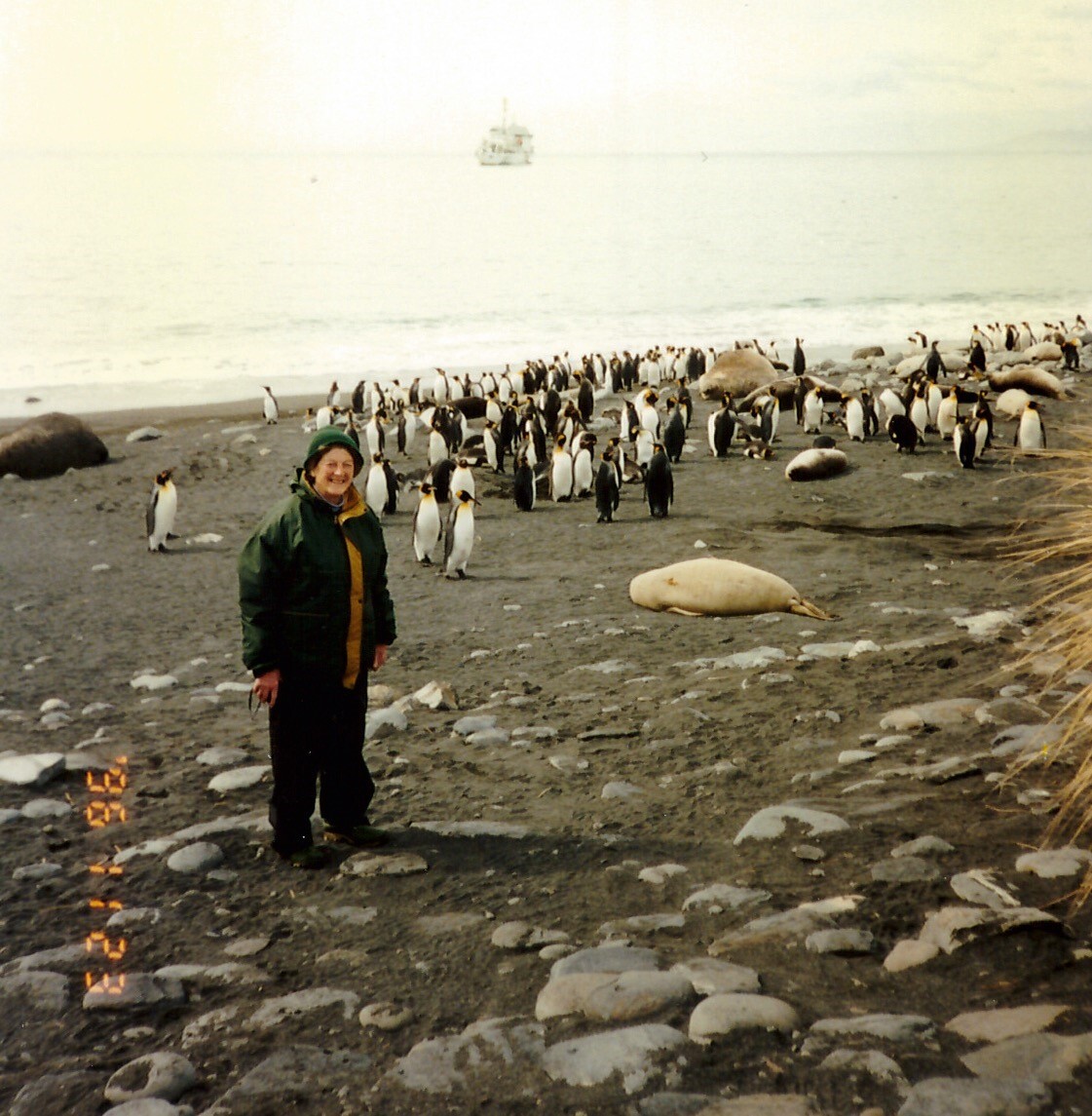 Frances Ridgley in Antarctica