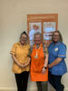 Jan Hazelden with staff from the ward at the hospice 2